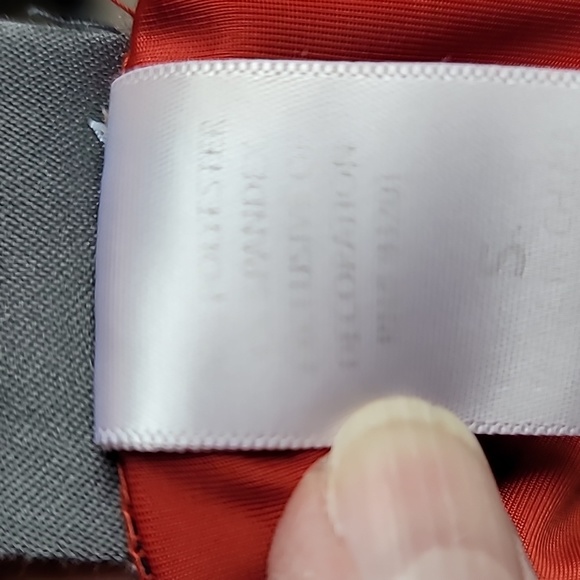 Dots womens Sm halter top w ties orange poly spandex banded hem - Picture 7 of 12